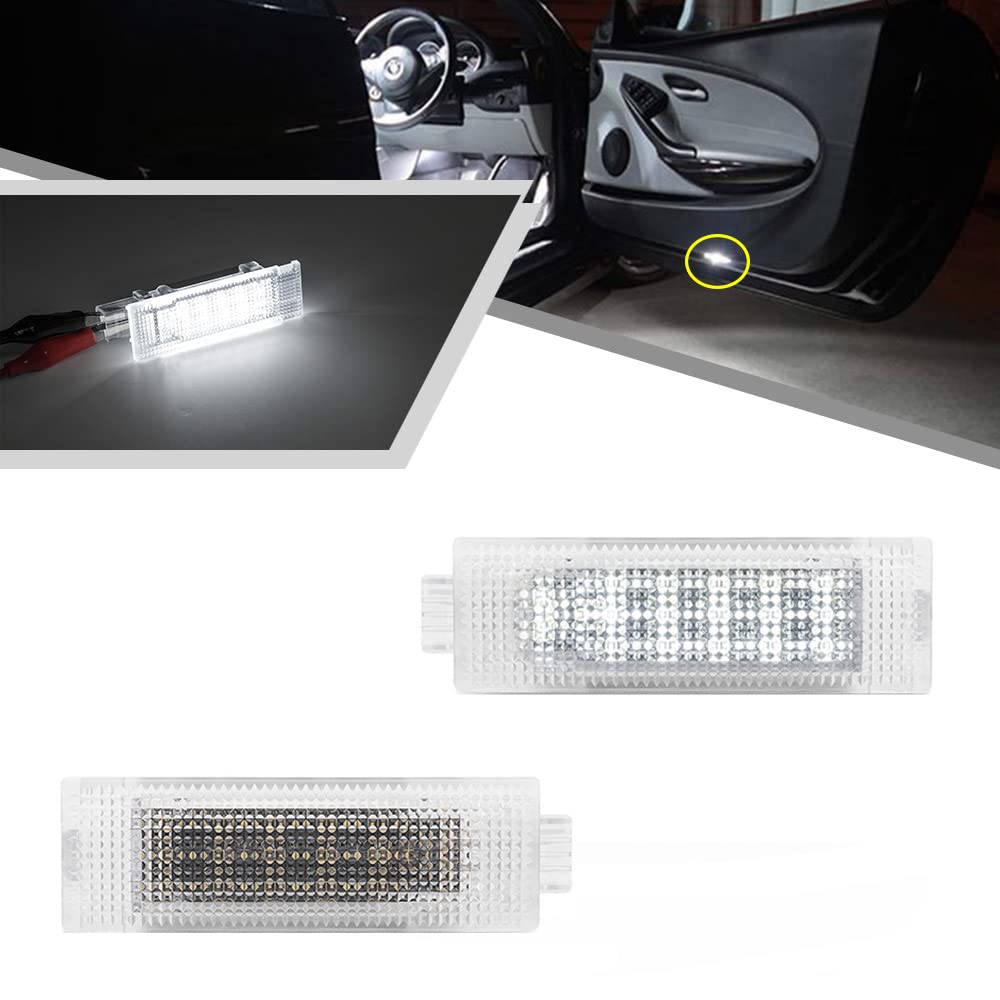 Amazon.com: Mingrui test 2Pcs White LED Courtesy Door Light Lamp